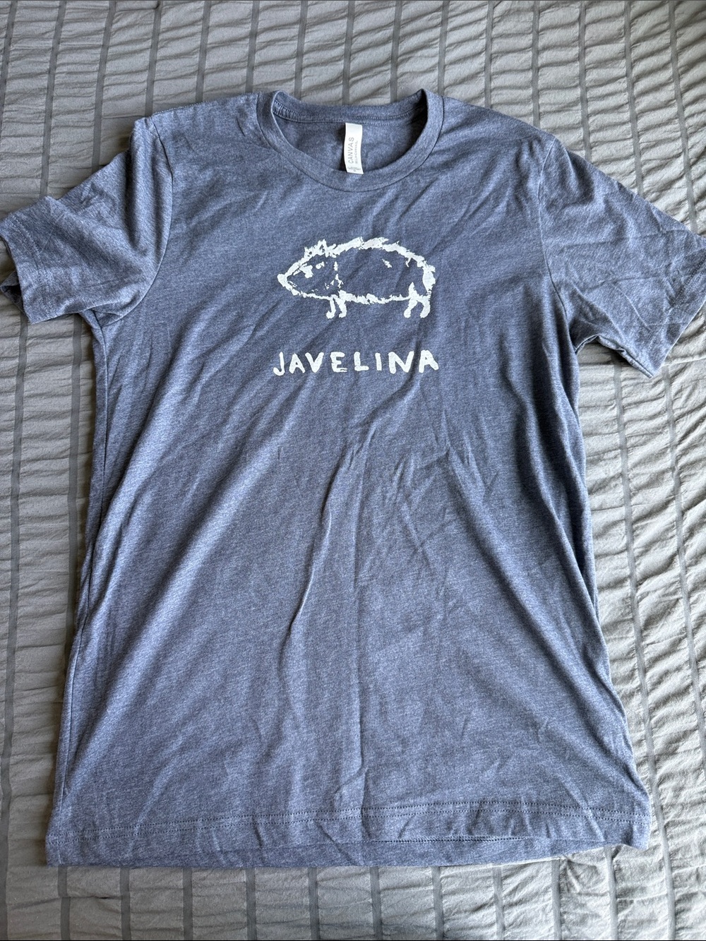 Bella Canvas Heather Blue Javelina Graphic Tee